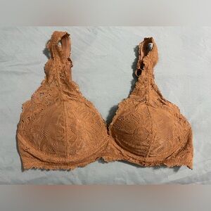 Aerie Brown Full-Coverage Bra with Molded Cups